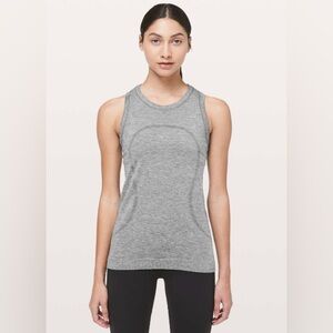 Lululemon Swiftly Breeze tank in slate